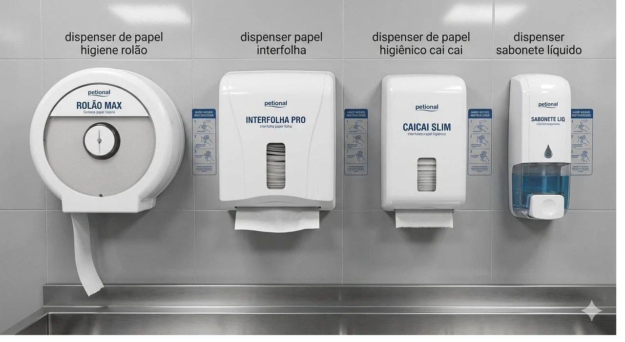 Dispensers e Saboneteiras — QuimiLimp